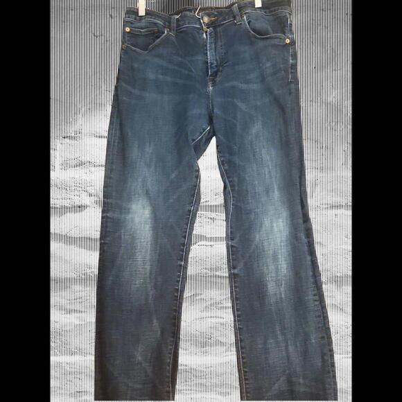 American Eagle Next Level Flex Jeans Mens Slim Fit Size 36x30 Dark Blue Denim - Picture 1 of 9
